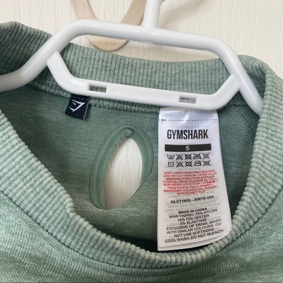 Gymshark Cropped Long Sleeve Small - Picture 5 of 7